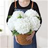 JINWOE Fiori artificiali di ortensia, 5 pezzi, 50 cm, grandi, realistici, ortensie artificiali con steli, per bouquet, centrotavola, decorazione per la casa