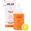 Krijen Siero viso vegano 30 ml con estratto di Rambutan puro (retinolo vegetale), vitamina C, acido ferulico e acido ialuronico | sbiancante contro macchie di pigmento e anti-invecchiamento, siero per la