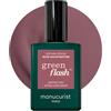 Manucurist Smalto Semipermanente Green Flash Rose Mountbatten Rosa Taupe - Smalto Gel Unghie UV & LED - 12-Free, Bio-Based (84%) - Manicure Professionale - 15 ml