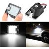 LEDFEWAG 2 Pezzi LED Specchietto Retrovisore Luce Pozzanghera Luci laterali per auto Bianco Compatibile per Ford Focus MK3 MK2 Mondeo Kuga C-Max Escape S-Max