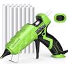SEEKONE Pistola Colla a Caldo 60W/100W, SEEKONE Pistola Incollatrice Mini 140-220℃, Pistola per Colla con 20pcs Stick di Colla 110mm, Flessibile per Fai da e Progetti Artigianali, Casa Riparazioni