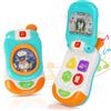 caterbee Giocattolo per Cellulare per Bambini, Musica e Luci, Multicolore (Blue)