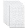 SAVITA 10 Fogli di Puzzle Vuoto Bianco, 10x15cm Pezzi di Puzzle Vuoti, 35 Pezzi per Foglio, Puzzle Tutto Bianco, Puzzle Fai da Te, Puzzle Verniciabile per Bambini Gioco del Cervello