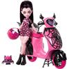Monster High Draculaura e il suo Scooter Monster Hig
