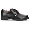 Tommy Hilfiger Scarpe Stringate con Finitura Liscia, Samir, Nero