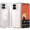 Captor Cover Google Pixel 10 Pro Fold, Custodia Trasparente in Silicone Rigido, Sottile, Antiurto, Anti-Graffio, Protezione di Alta Qualità con Bordo Rialzato per Fotocamera Cover Pixel 10 Pro Fold