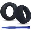 umvowuxa Cuscinetti auricolari di ricambio per PS5, per Sony PlayStation 5, PS5 Pulse 3D Wireless Headset, PS5 Pulse Headset, I cuscinetti auricolari sono realizzati in rete e schiuma elastica (nero)