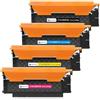 MEGOFFICE 117A Cartucce Toner Compatibile per HP W2070A W2071A W2072A W2073A Toner Compatibile per HP Color Laser MFP 179fnw 178nw 150nw 150a 179fwg 178nwg Stampante (4 Pack)