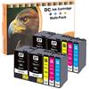 LOSMANN D&C Compatibili Cartucce d'inchiostro Sostituzione per Epson 27 27XL per Epson WorkForce WF-3600 WF-3620 DWF WF-3620 WF WF-3640DTWF WF-7110DTW WF-7210DTW WF-7600 WF-7610DWF WF-7620 (10-Pack)