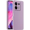HULLIN Custodia per Telefono in Silicone Colorato, Adatta per Redmi Note 13 Pro 5G / POCO X6 5G (6.67) - Erba Viola