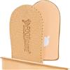 FOOT MATE Solette Rialzate per Tallone 1 Paio - Alzatacchi in pelle - Suola Scarpe Rialzata - Soletta Alzatacco Uomo u Donna (S, 20 mm)