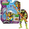 Playmates TURTLES - Donatello Tartarughe Ninja 12 cm, Action Figure Collezionabile, Personaggio Articolato E Accessoriato Con Movimento Rotatorio Del Guscio, Dai 4 Anni
