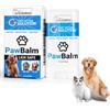 Aomig Balsamo per Zampe per Cani, Naturale Crema Naso Cane, Balsamo Zampe e Naso Cane Gatto, Formula Botanica Biologica Crema Polpastrelli Cane 15g, Non Tossico