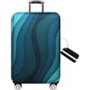 MosaiRudo Spessore Elastico Coperture per Valigie Applicare alla 18 ''-32 ''Valigie, Viaggio Luggage Trolley Case Suitcase Luggage Cover Protector (Stripe, XL)