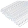 QUARKZMAN 30Pz Stick Colla a Caldo Mini 7mm x 150mm Colla a Caldo Bastoncini Piccoli Ricariche per Pistola, Trasparente