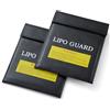 PAWBOSE Lipo Safe Bag Borsa della Batteria, Ignifugo Anti Esplosione Sacchetto