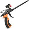 QWORK® pistola schiuma poliuretanica, Pistole per schiuma per schiuma espansa, Pistola per calafataggio, Nessuna pulizia richiesta, Per riempire spazi vuoti, Riempire scappatoie