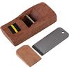 Yibuy - Mini pialla in legno, 10 cm, colore: Marrone