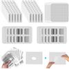 Sheryl&Rain 150 Pezzi Nastro Ripara Zanzariere, Ripara Zanzariera in Fibra di Vetro, Nastro Adesivo Ripara Zanzariere, Kit Riparazione Zanzariere, Ripara Rapidamente Strappi per Finestre e Porte