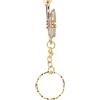 HEEPDD Portachiavi Tromba Strumento Musicale 3.5 x 1.2 x 1.2 in, Ciondolo Charm Lega Metallo, Decorazione Borsa Zaino Telefono, Regalo Musicista Appassionato Banda Orchestra Insegnante