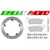 NG BRAKE DISK DISCO FRENO POSTERIORE BMW R 1100 S 2001 2002 2003 2004 2005 + PASTIGLIE