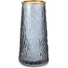 BOJIUKEJI Vasi in Vetro per Decorazioni da Tavola, Vasi da Fiori Moderni, Vaso in Vetro per Fiori, Vaso Decorativi Trasparenti per Tulipani, Orchidee, Rose, Soggiorno, Mensole, Tavolo, Casa (Alti 20 cm)