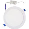 Leduni® - pannello downlight LED, rotondo, 20 W, 2000 lm angolo 120, IP20, in alluminio, 225 mm, dimensioni del foro 205 mm 2 Unidades Cold White Light 6000k