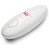 Kitchen Mama Apriscatole elettrico Auto Kitchen Mama: Apri le tue lattine con un pulsante - Automatico, a mani libere, bordo liscio, sicuro per gli alimenti, a batteria (Bianco)