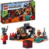 LEGO Minecraft Il Bastione del Nether, Modellino da Costruire di Castello Giocattolo con, Funzioni, Accessori e Personaggi Piglin del Videogioco, Giochi per Bambini e Bambine da 8 Anni 21185