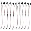 FLY RC 10pcs 20cm Cavo di prolunga servo a 3 Pin Y-Harness RC Cavo servo prolunga Splitter Cavo Adattatore Adattatore (1 Spina JR Maschio a 2 Adattatore Spina Femmina Futaba)