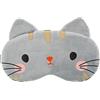 WLLHYF Maschera per Dormire Simpatica e Morbida - Copertura Occhi in Peluche a Forma di Animali Cartoni Animati - Divertente Protezione per Sonno - Per Donne e Uomini
