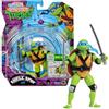 Playmates TURTLES - Leonardo Tartarughe Ninja 12 cm, Action Figure Collezionabile, Personaggio Articolato E Accessoriato Con Movimento Rotatorio Del Guscio, Dai 4 Anni