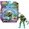 Playmates TURTLES - Michelangelo Tartarughe Ninja 12 cm, Action Figure Collezionabile, Personaggio Articolato E Accessoriato Con Movimento Rotatorio Del Guscio, Dai 4 Anni