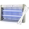 Mafiti Lampada Zanzare 20W 3200V | 4 Lampade UV | Eliminatore di Insetti Elettrico per Interni ed Esterni | Trappola per Mosche, Zanzare, Insetti Volanti
