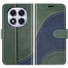 BoxTii Cover per Redmi Note 14 PRO 4G, Custodia in PU Pelle Portafoglio, Magnetica Flip Cover a Libro con Slot per Schede per Redmi Note 14 PRO 4G, Verde