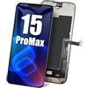DTD Per iPhone 15 PRO Max Display LCD Full HD da 6,7, digitalizzatore Touch Screen 3D, Vetro temperato per Modello A2849, A3105, A3106, A3108