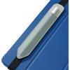 MoKo Custodia Porta Matite Adatta per Apple Pencil (PRO e USB-C e 1a e 2a Gen), Tasca Elastica Staccabile per Penna Stylus con Elastico Attaccato alla Custodia dell'iPad, Grigio Argento