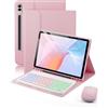 MicroTunk Tastiera Mouse Cover Per Samsung Galaxy Tab S10 Ultra/S9 Ultra/S8 Ultra 14.6 Pollici Custodia Protettivar Con Wireless Bluetooth Retroilluminati Italiano Tastiera (QWERTY) Backlit Keyboard Case