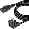 wecan Cavo di Alimentazione da 3 m 3 Poli 10 A 250 V Cavo Ac, Spina di Alimentazione Pc Computer Power Cable Standard Spina Dritta, Power Cord Powercon Spina per Luce Stage o Bollitore