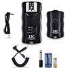JJC Flash Trigger Scatto remoto wireless compatibile con Canon R R6 Ra RP M6II M6 M5 2000D 750D 200DII 200D 1200D 1300D 100D 800D 760D 80D 700D 1100D 1000D 650D 600D 550D 500D 450D 400D 350D 300D 60D