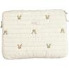 PYEUIFT Custodia per MacBook da 13 pollici, stile estetico, con motivo coniglietto, MacBook Air M3, custodia per MacBook Air 13 pollici e iPad