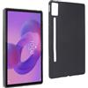 REY Cover in Gel TPU Nera per Lenovo Idea Tab PRO 12,7, Ultra Sottile 0,33 mm, Morbido Flessibile, Custodia Silicone