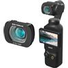 REYGEAK Obiettivo grandangolare compatibile con Osmo Pocket 3, lente di design magnetica per DJI Osmo Pocket 3