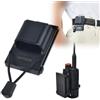 UAYESOK Custodia universale per walkie talkie con clip per radio tattica e polizia, custodia per radio a due vie Kenwood, Motorola, Baofeng, Quansheng, Midland, accessori radio bidirezionali (Nero)
