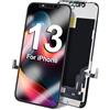 DTD Schermo per iPhone 13, 6,1-Pollice Display FHD e Sostituzione Touch Screen True Tone Programmabile, Face ID compatibile con A2482/ A2631/ A2634/ A2635/ A2633