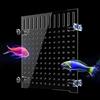 Cuyacili Divisori per Acquario Divisorio per Acquario in Acrilico con 8 Ventose Accessori Separatore di Pesce Piatto Trasparente 25 * 30 cm