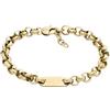 Armani Exchange AXG0175710 - Bracciale da uomo in acciaio inossidabile color oro