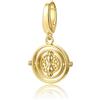 FANCIME Harry Potter x FANCIME Collaboration - Time-Turner Charm, Sterling Silver Charms Necklace Jewellery Gift for Women Girls