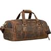 STILORD Salvador Borsone da Viaggio Pelle Borsa Palestra Uomo con Scomparto per Scarpe - Piccolo Bagaglio a Mano 30L Duffle Bag vera Pelle Vintage per Viaggio e Sport Colore:calais - marrone