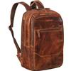 STILORD "Reece" Zaino da Lavoro Pelle Vintage Borsa PC Zaino Università Scuola per Documenti A4 XL Borsetta Ufficio Borsa Cartella Cuoio Genuino Colore:kara - cognac